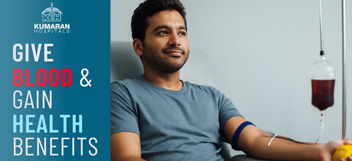 Man donating blood, showcasing the life-changing benefits of blood donation.