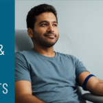 Man donating blood, showcasing the life-changing benefits of blood donation.