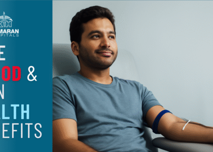 Man donating blood, showcasing the life-changing benefits of blood donation.