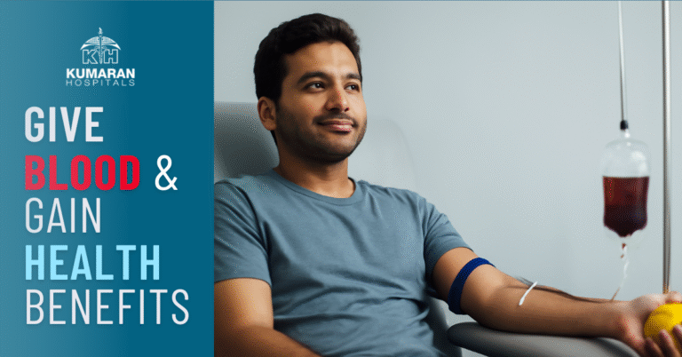 Man donating blood, showcasing the life-changing benefits of blood donation.