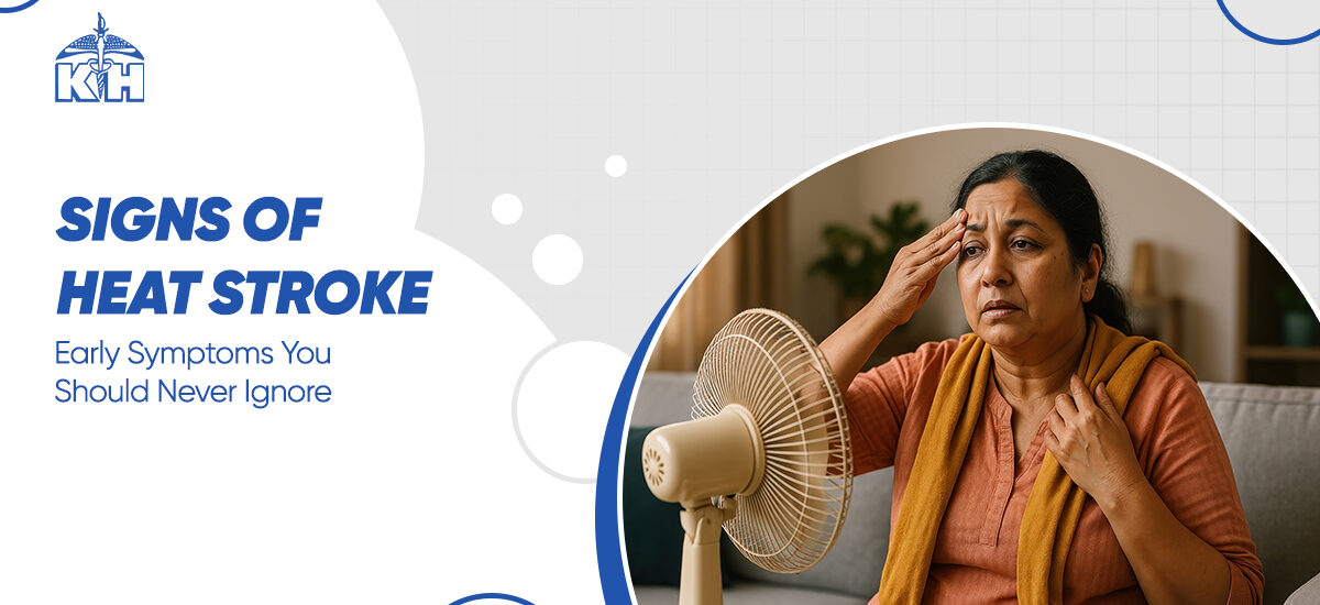 Early symptoms of heat stroke